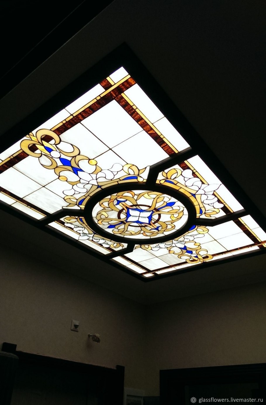 Витражные потолки Тиффани