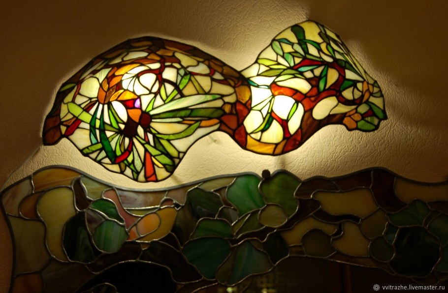 Витражные лампы Тиффани Балтийская