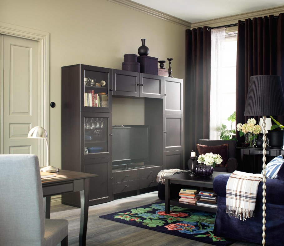 Икеа ХЕМНЭС В интерьере гостиной