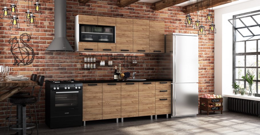 Кухня "крафт" 2,0 м БТС