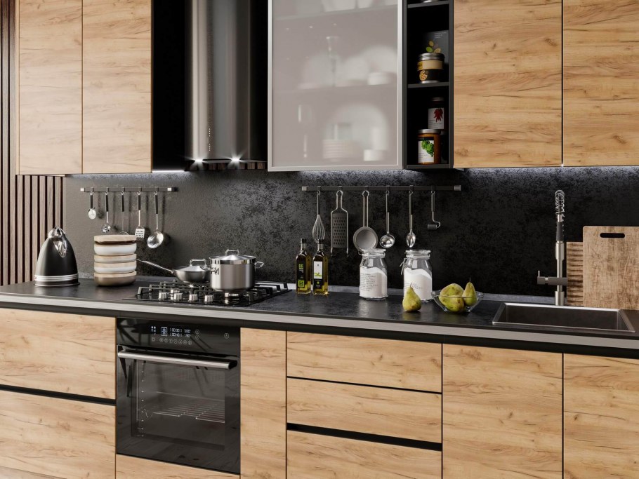 Кухня Шервуд дуб сонома