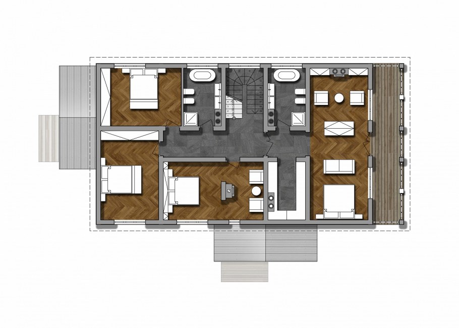 Скандинавский дом планировка