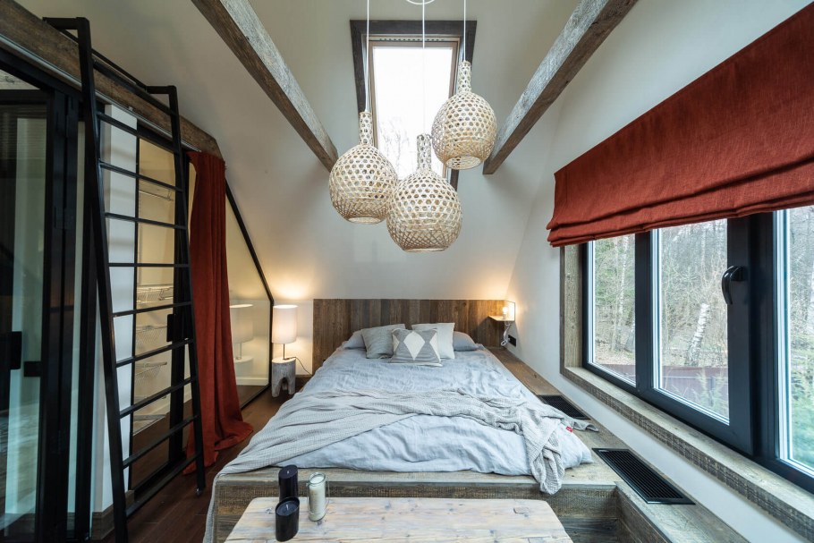 Подвесное кресло в квартиру мансарду