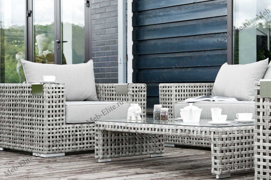 Кресло 4sis Тито - серый