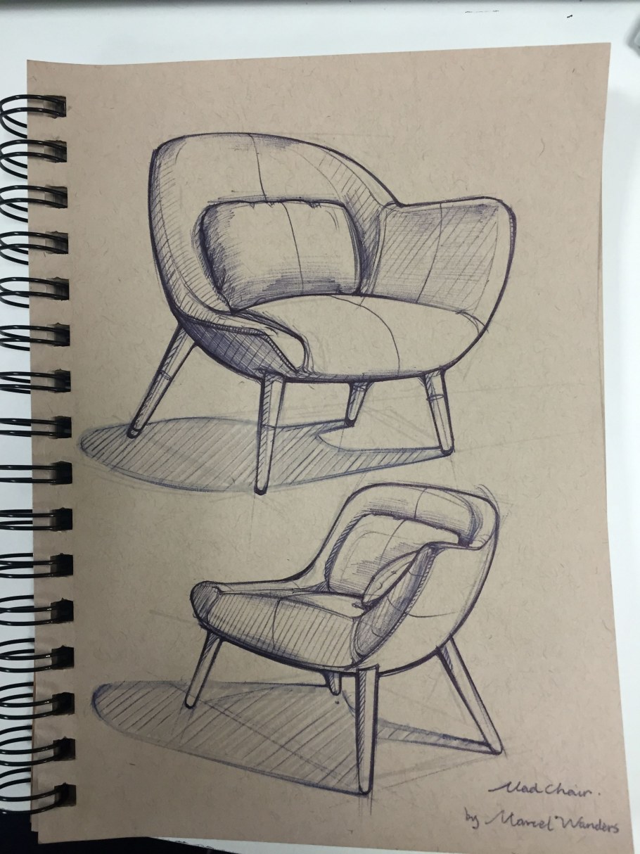 Кресло набросок