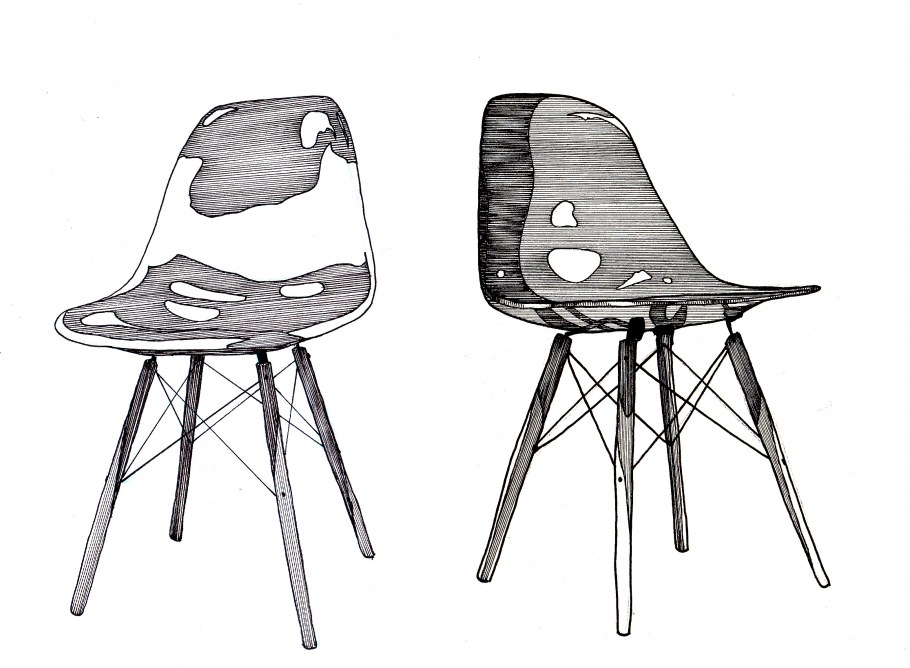 Скетч стула
