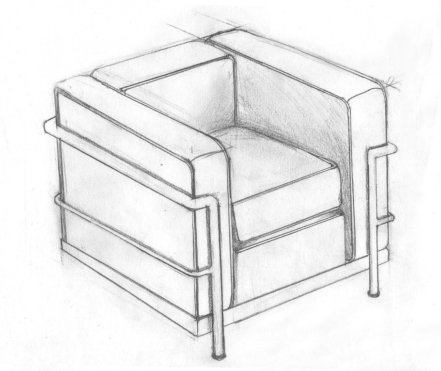 Мебель карандашом