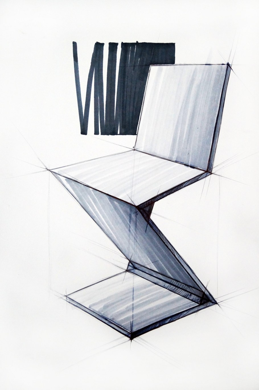 Скетч стула