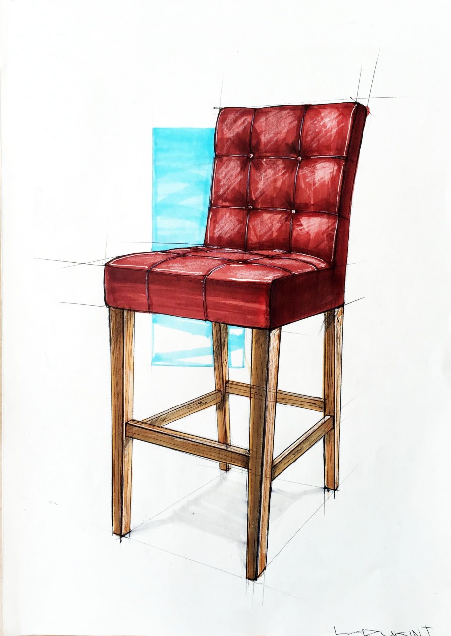 Скетч стула