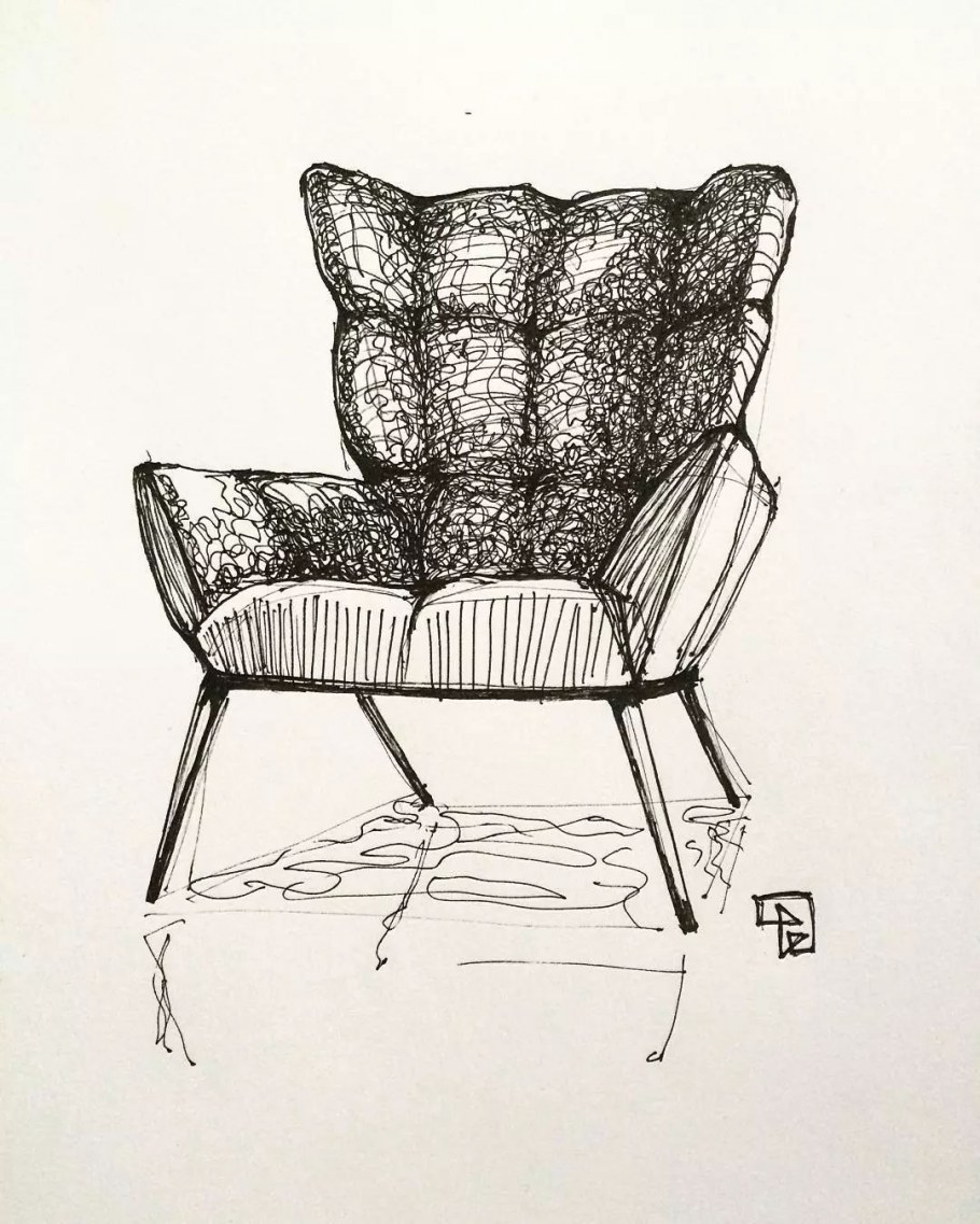Кресло скетч
