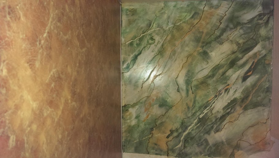 Венецианка под мрамор малахит