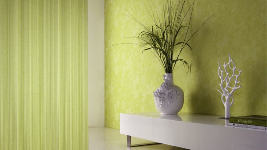 Обои фисташковые для стен