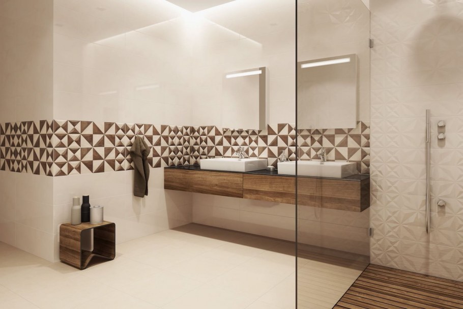 Ванна плитка Геометрика