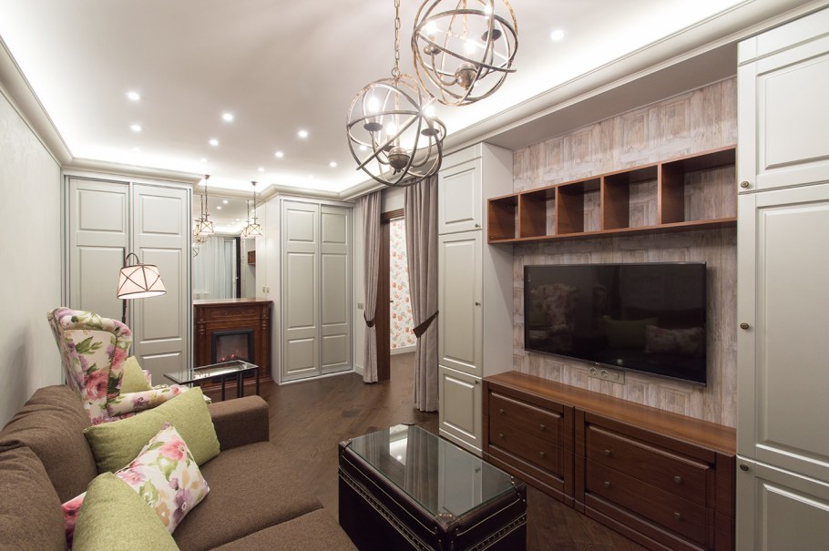 Однушка в стиле современная классика