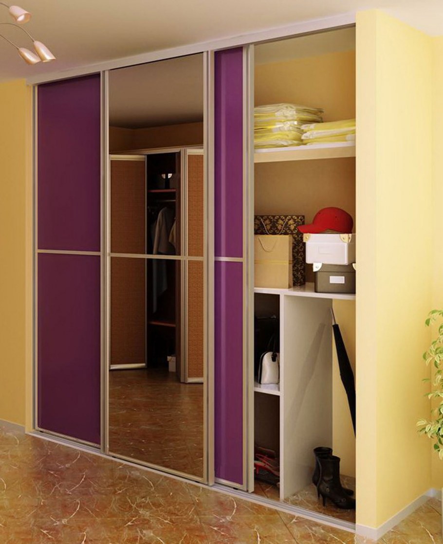 Гардеробная двери купе Леруа Мерлен