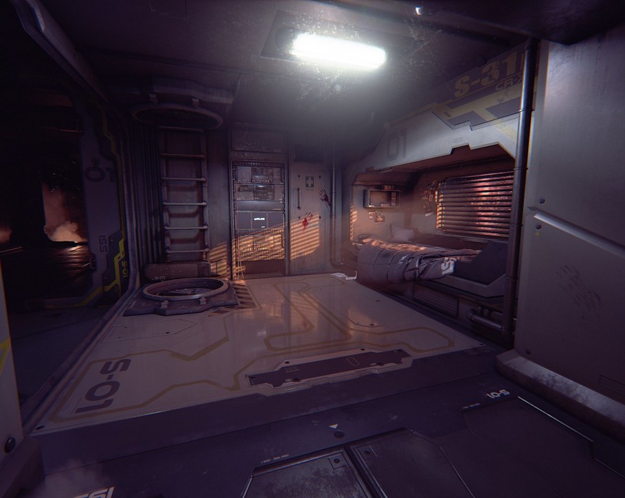 Sci-Fi комната в ue4