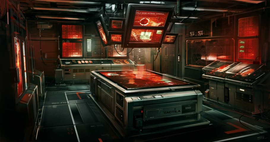 Sci-Fi Cyberpunk лаборатория