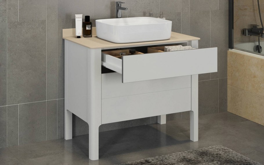 Comforty Лондон-90-2 белый тумба с раковиной Comforty t-y9378