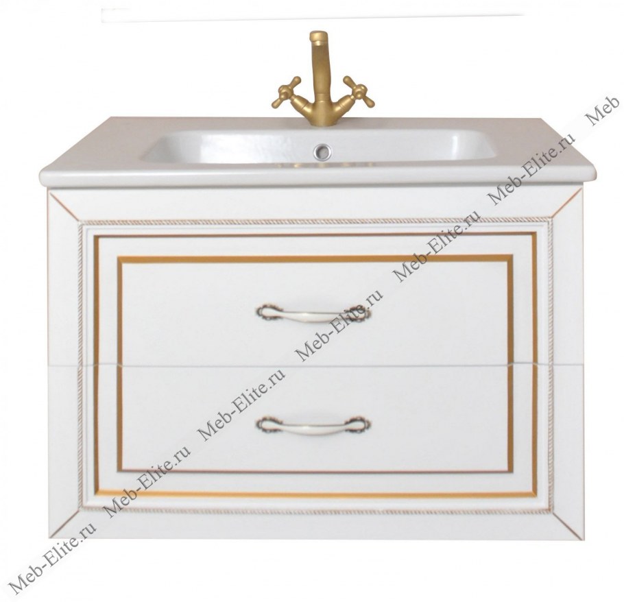 Тумба под раковину Атолл Валери (патина золото)