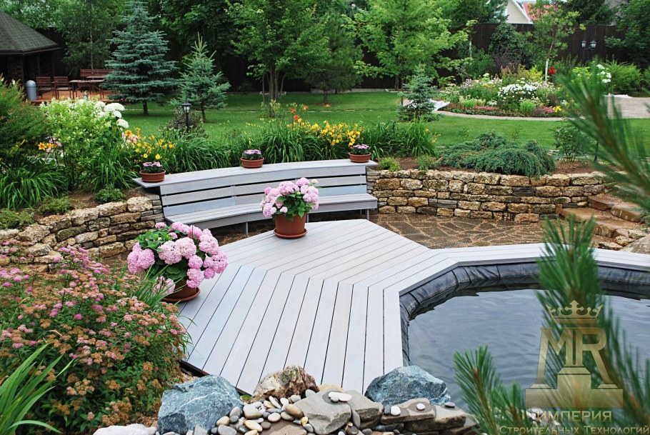 Декоративный водоем на участке