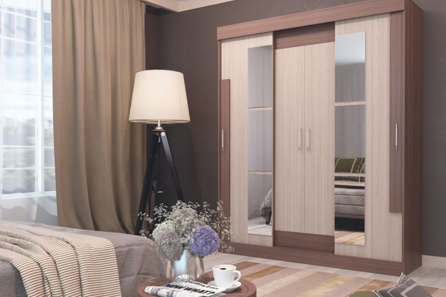 Шкаф купе Феникс ясень шимо