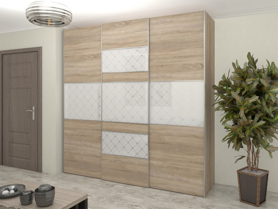 Комбинированный шкаф в спальню