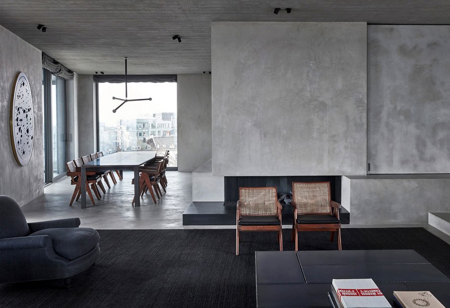 Полированный бетон стены