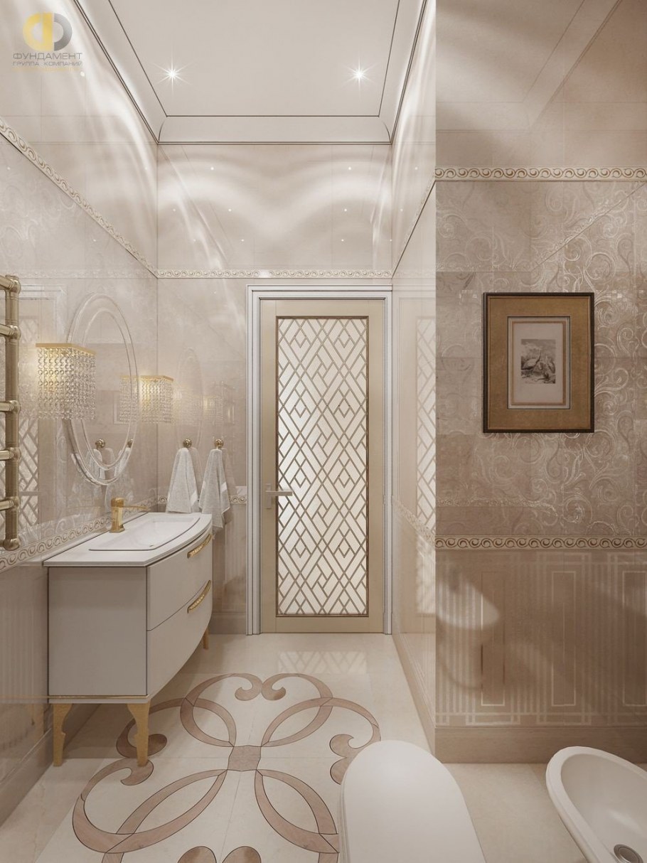 Санузел в классическом стиле