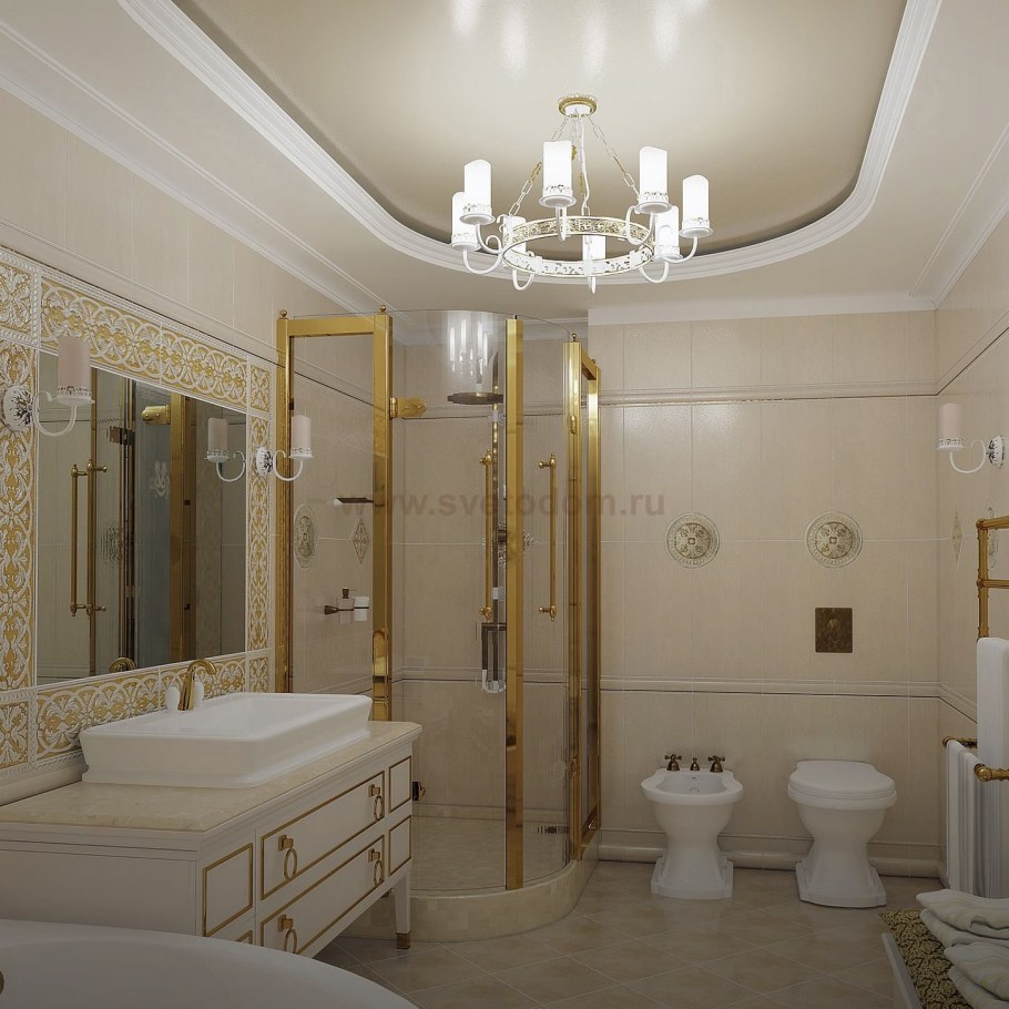 Ванная комната в стиле классика