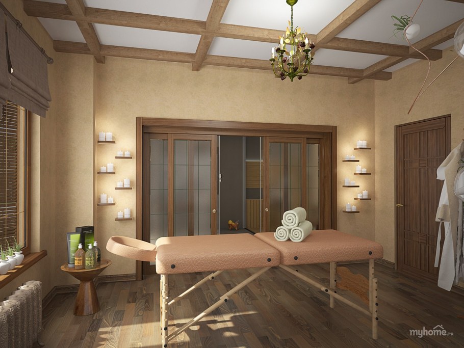 Интерьер массажного кабинета