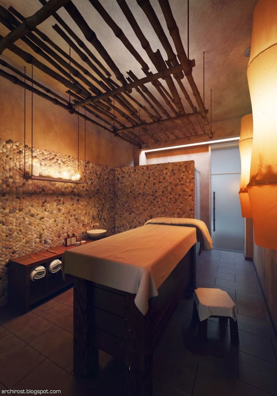 Интерьер массажного кабинета