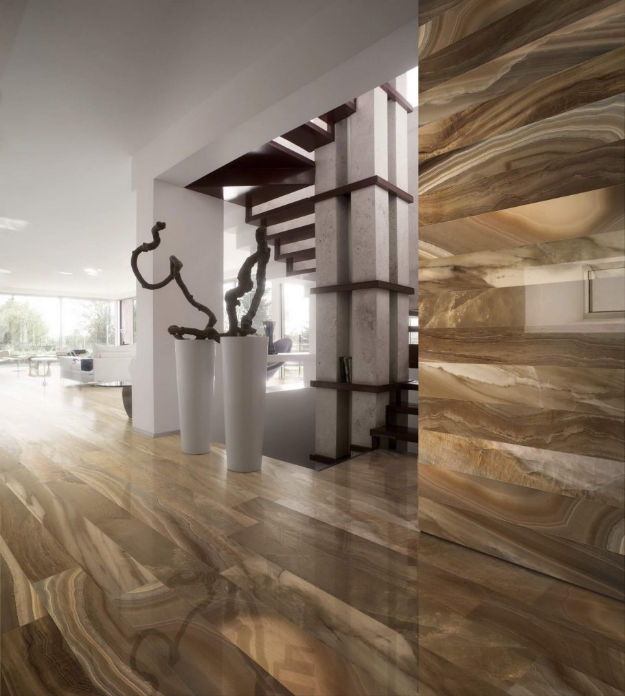 Керамогранит мрамор и дерево