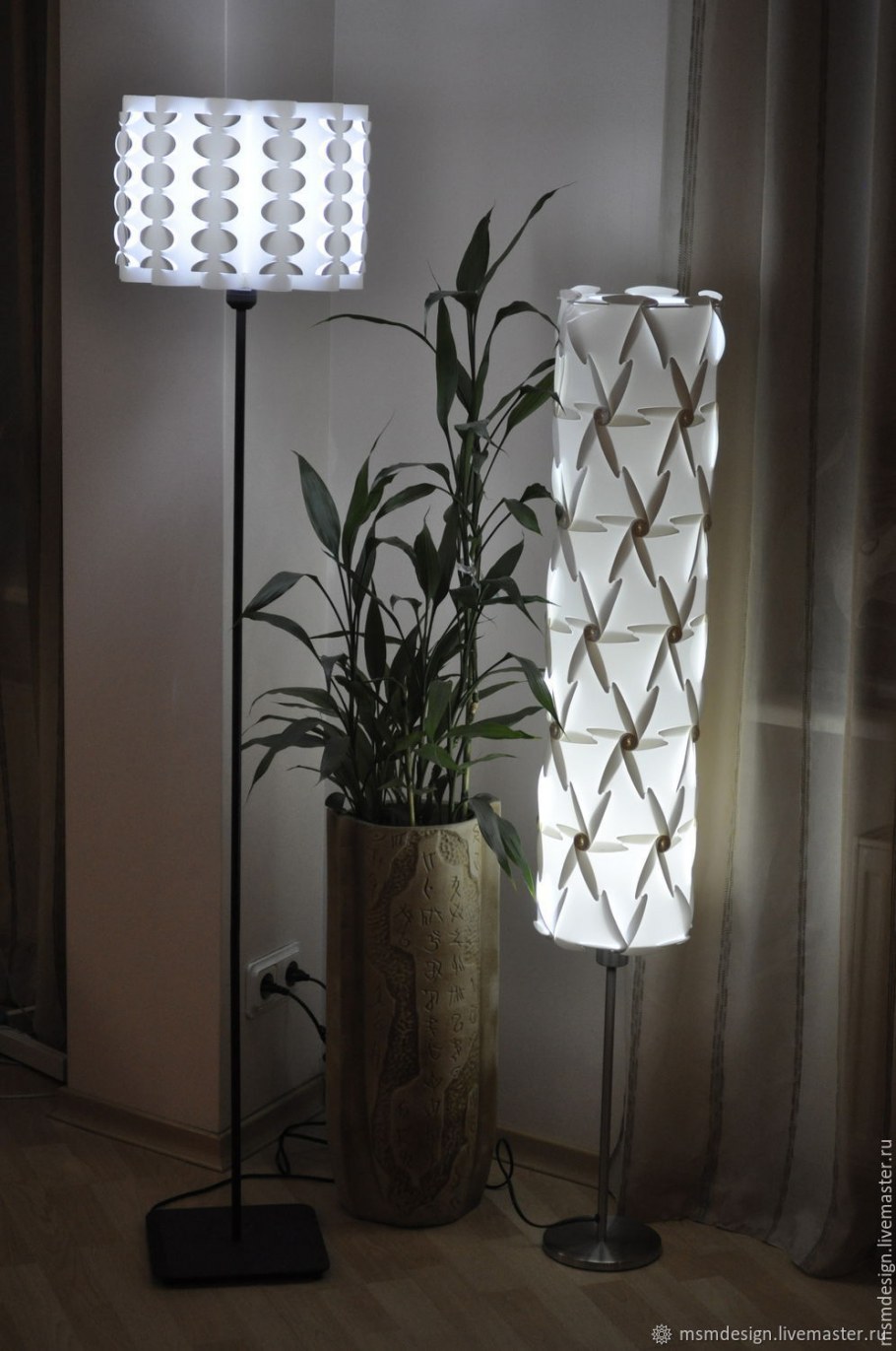 Интерьерные напольные светильники