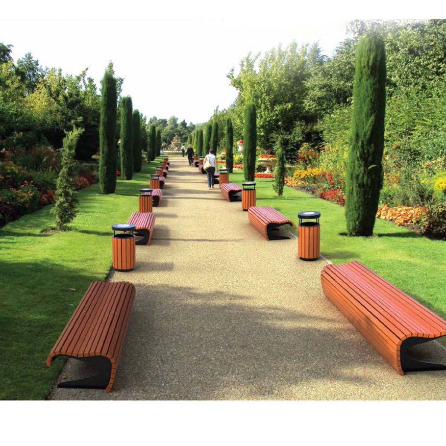 Атрикс скамья парк волна