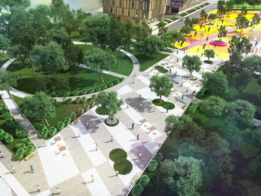 Благоустройство Предзаводской территории