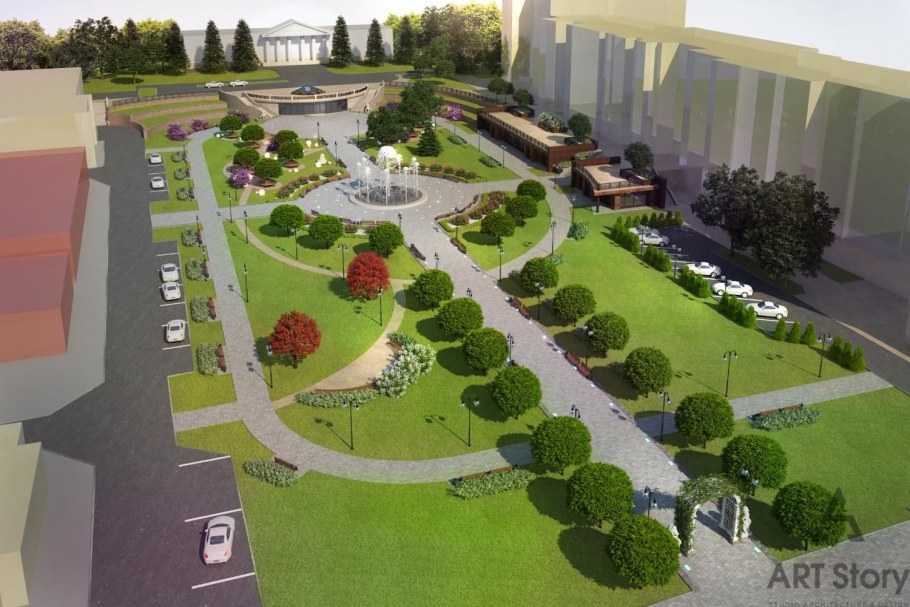 Благоустройство парковой зоны