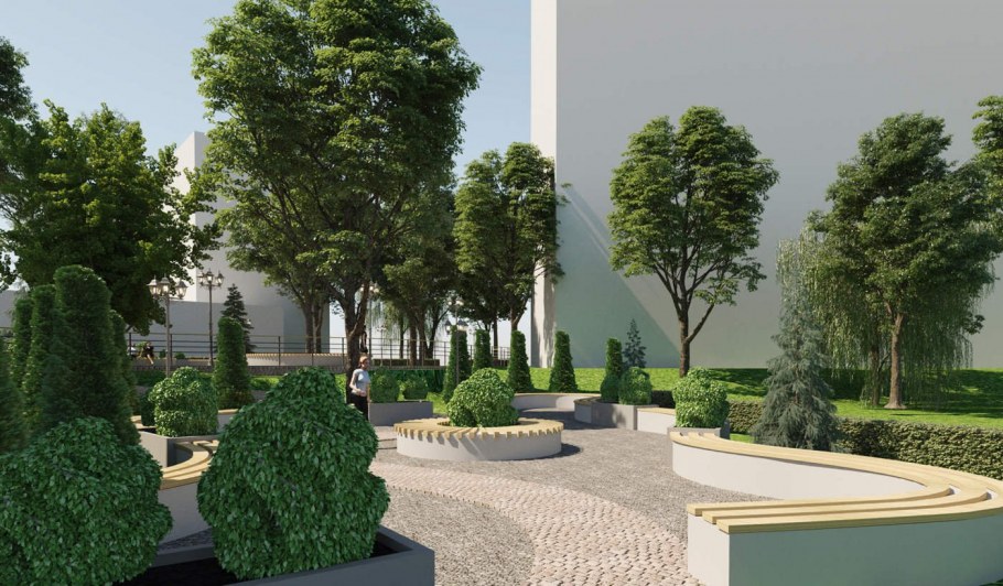 Ландшафт парковой зоны