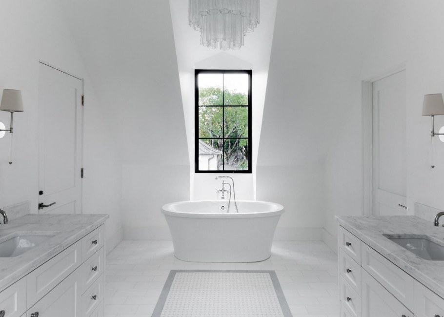 Комната панель Кристалл бело серая