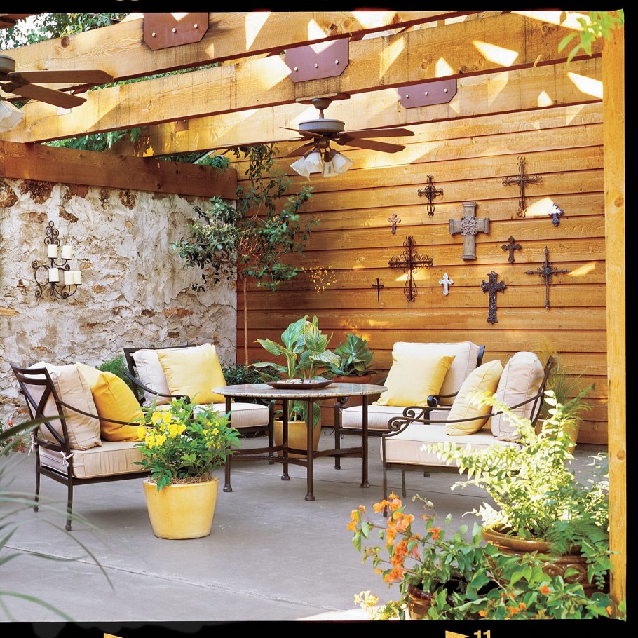 Занавески на веранду