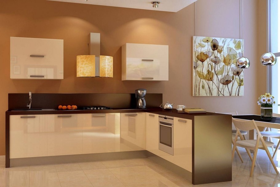Кухни бежевого цвета
