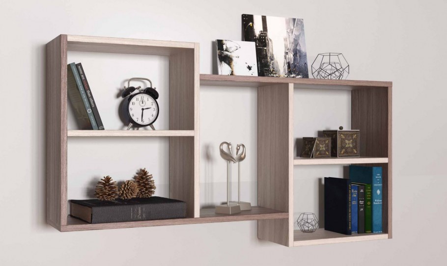 Навесная полка п-шимо светлый