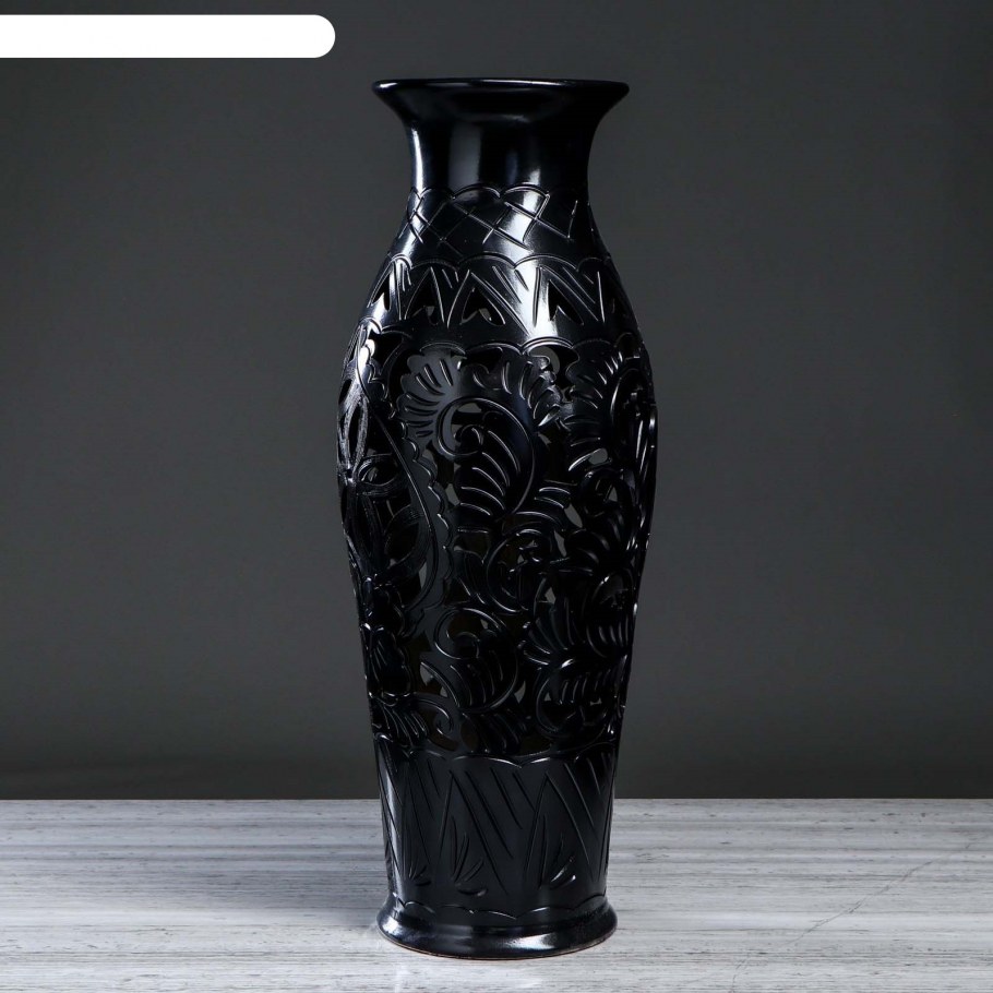 Ваза напольная Эллада резка 65 см