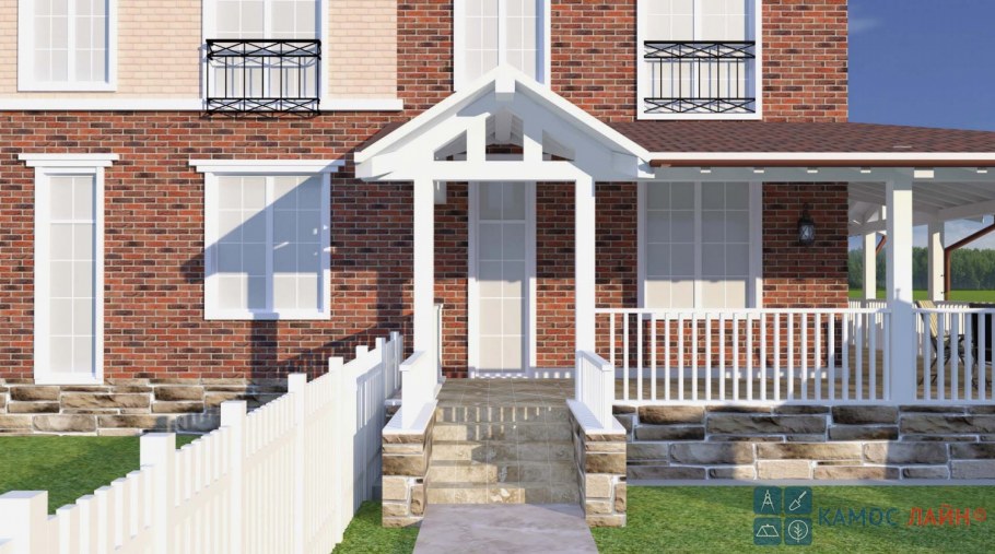 Веранда к таунхаусу