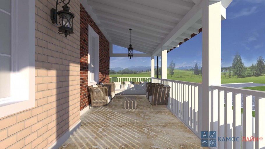 Пергола навес над патио