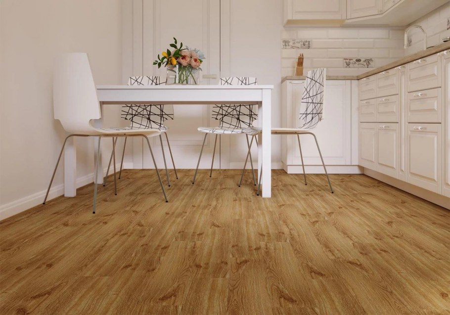 Ламинат на кухне
