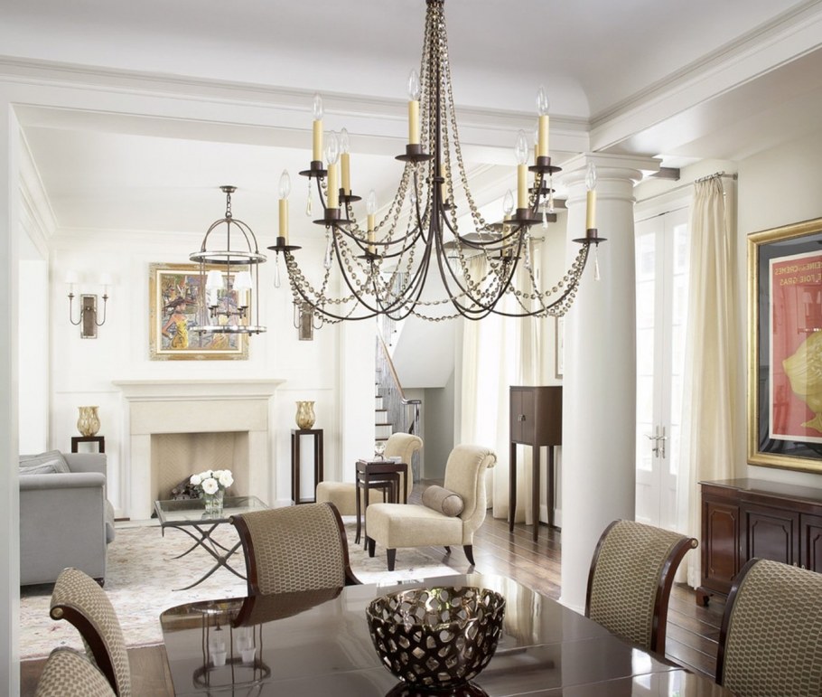 Люстры в интерьере