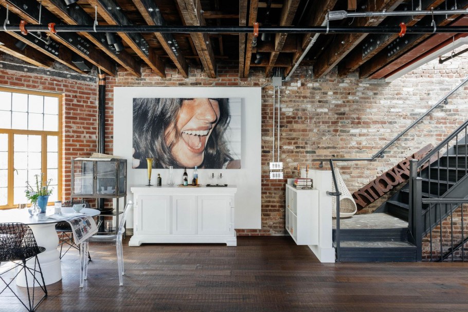 Дерево и металл в интерьере