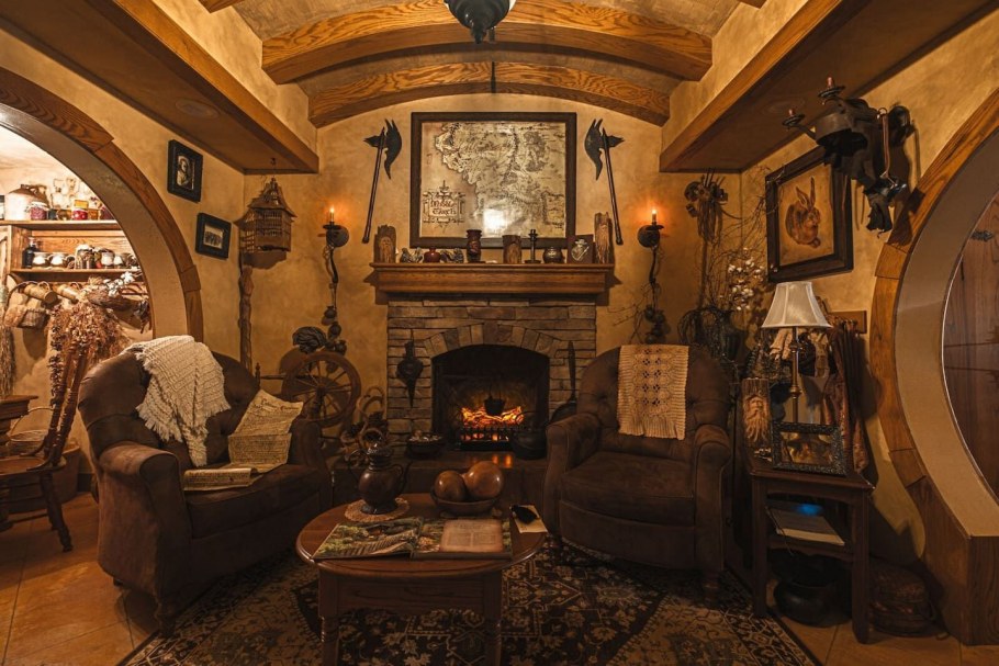 Хоббитон новая Зеландия интерьер