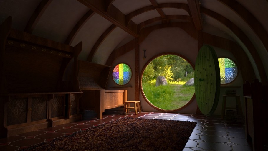 «The Hobbit House» («дом хоббитов»)