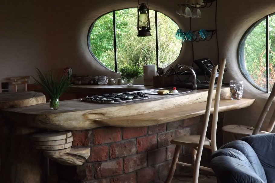 Гостиница в стиле хоббитов новая Зеландия